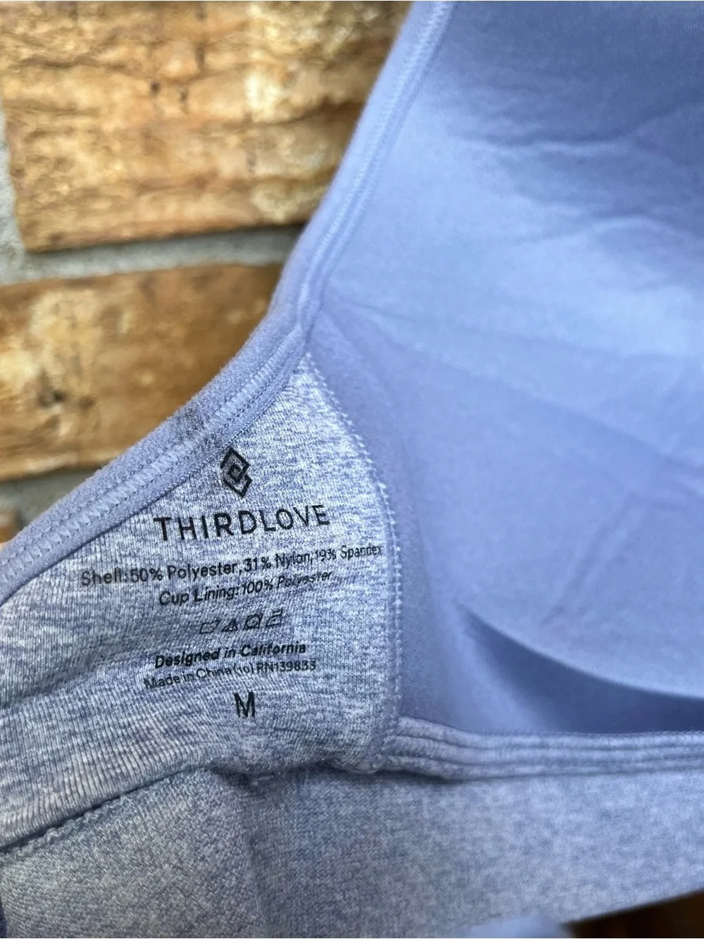 ThirdLove Heather Blue Wireless Bra